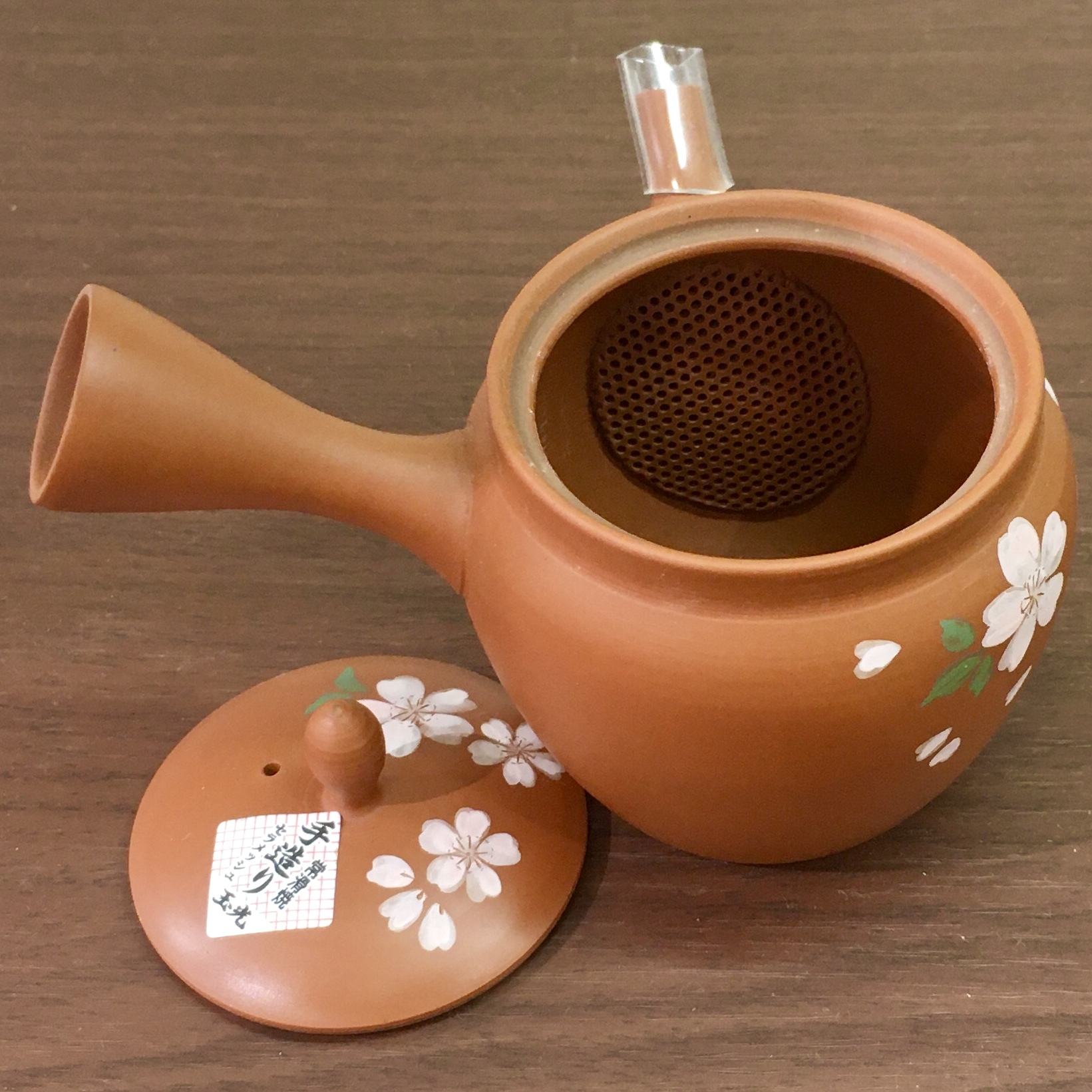 One hand Kyusu teapot. Ceramic tea strainer. 170cc Tokoname yaki, Japanese ＿ 並行輸入品