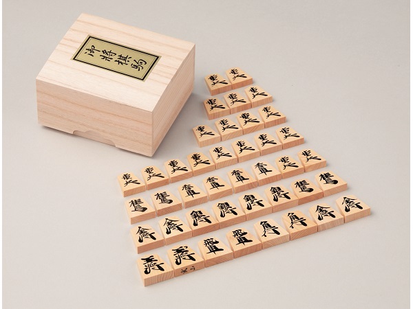 Wooden SHOGI Koma pieces KAWADA Japanese Chess w/Tracking# form JAPAN Free ship 