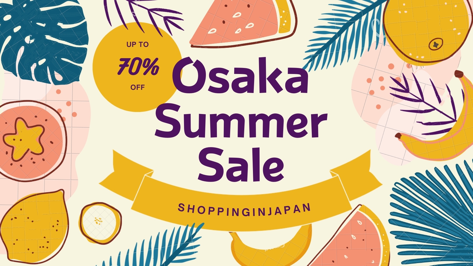 Latest in 2023] The summer bargain sale has begun in Osaka