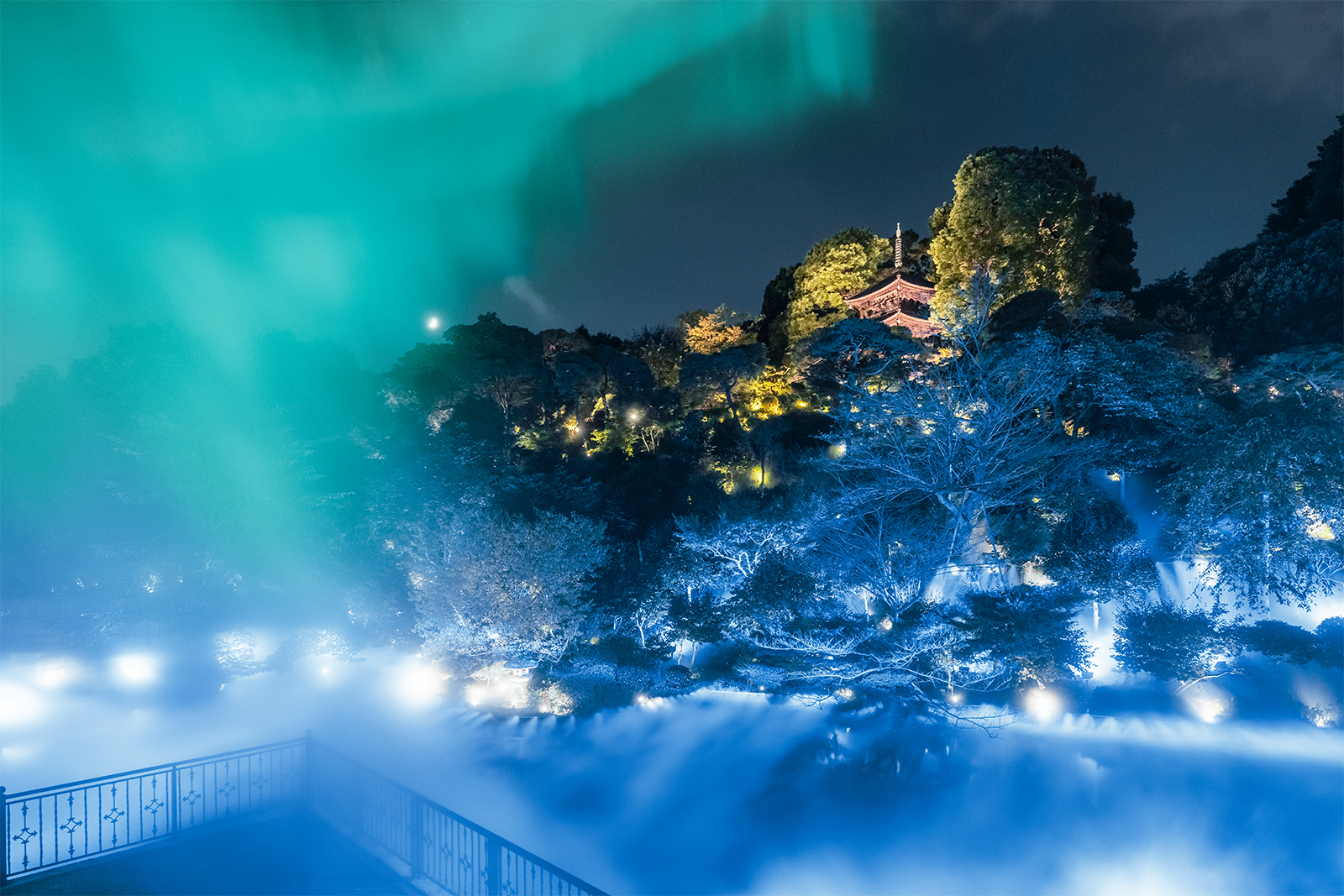 ギョウテン Japanese Garden where Sea of Clouds appears, Hotel Chinzanso Tokyo
